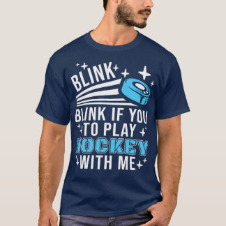 T-shirt Drôle Hockey