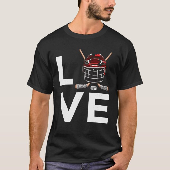 T-shirt Drôle Hockey Design Pour Enfants Hommes Femmes Hoc (Devant)