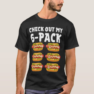 T-shirt Drôle Hot Dog Conception Pour Hommes Femmes Saucis
