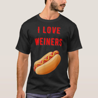 T-shirt Drôle Hot Dog Day Weiner Lover Ketchup Cadeau