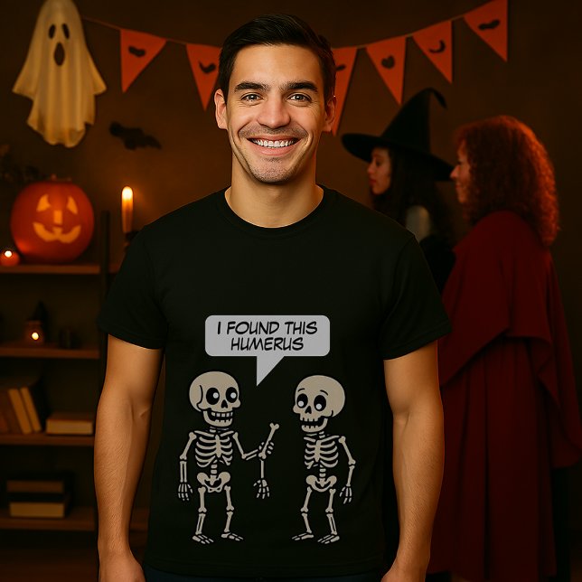 T-shirt Drôle Humerus Halloween Skeletons (Créateur téléchargé)