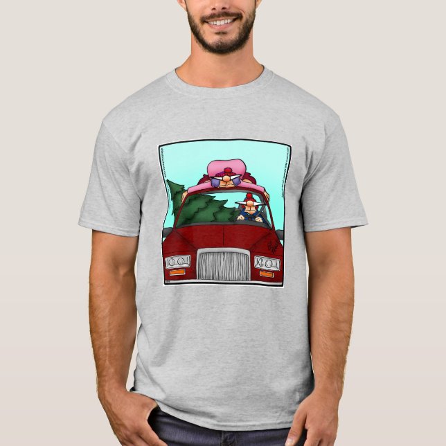 T-shirt Drôle Humour de Noël Tee - shirt (Devant)