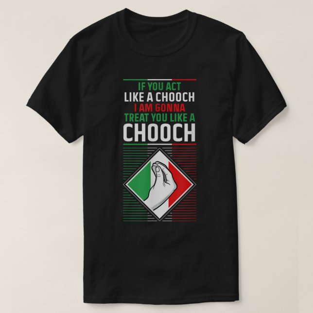 T-shirt Drôle Humour italien Citation Slang Fun Italie Say (Design devant)