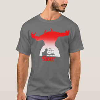 T-shirt Drôle Internet Troll Keyboard Warrior Social Media