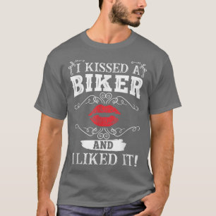 T-shirt Drôle J'Ai Embrassé Un Vélo Et J'Ai Aimé Il Moto B