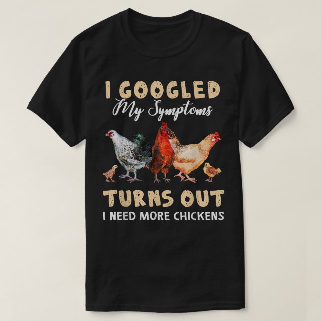 T-shirt Drôle J'Ai Googlé Mes Symptômes S'Avère Que J'Ai B (Design devant)
