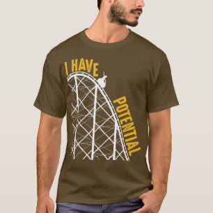 T-shirt Drôle J'Ai Potentiel Cool Roller Dessous de verre