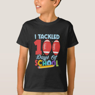 T-shirt Drôle, j'ai relevé 100 jours de football scolaire
