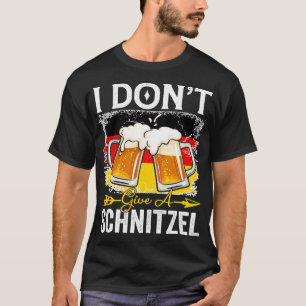 T-shirt Drôle Je ne donne pas un Schnitzel Allemagne Drape