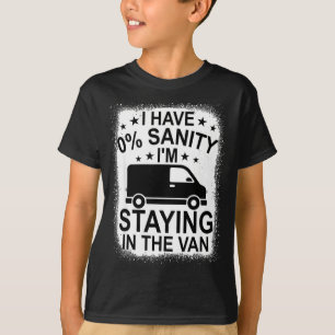 T-shirt Drôle je reste dans la van phasmophobia femmes Ma