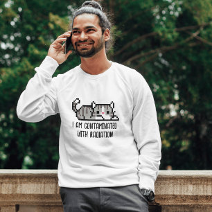 T-shirt Drôle 'Je suis contaminé par la radiation' Mème de