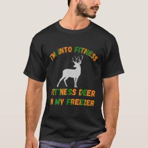 T-shirt Drôle Je suis dans Fitness Fit Ness Deer dans mon 