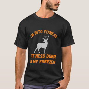 T-shirt Drôle Je suis dans Fitness Fit Ness Deer dans mon 