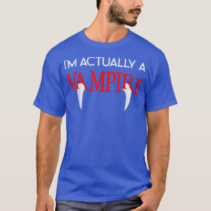 T-shirt Drôle Je suis En Fait Un Vampire Halloween Mème Do