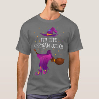 T-shirt Drôle Je suis La Sorcière Allemande Halloween 4570