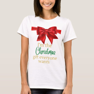 T-shirt Drôle Je suis le cadeau Noël