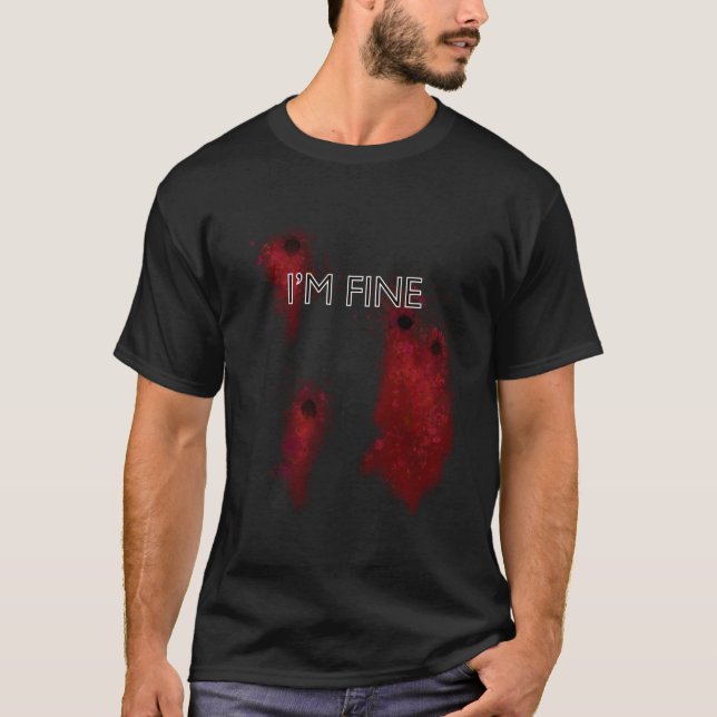 T-shirt Drôle Je suis un bon trou de balle (Devant)