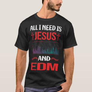 T-shirt Drôle Jésus EDM
