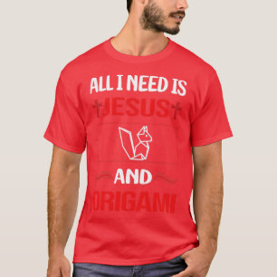 T-shirt Drôle Jésus Origami