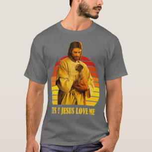 T-shirt Drôle Jésus portant Dachshund Chien