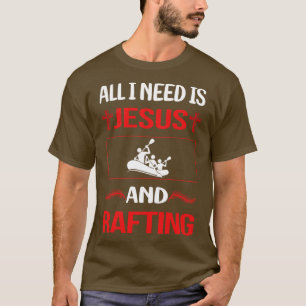 T-shirt Drôle Jesus Rafting