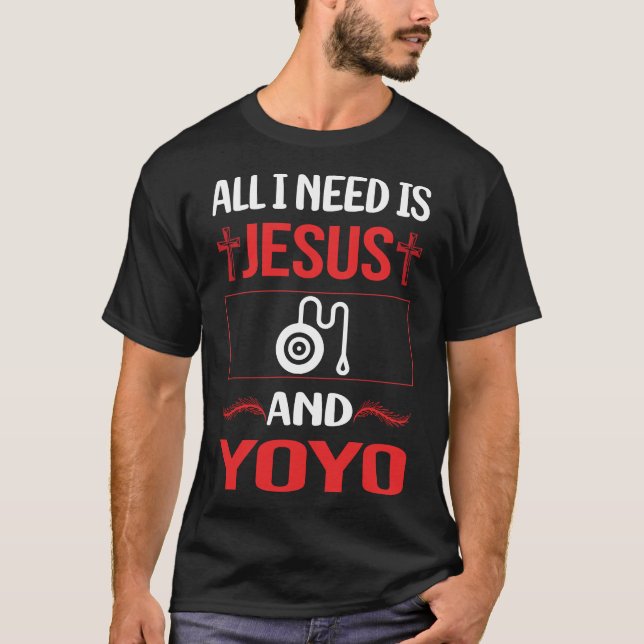 T-shirt Drôle Jésus YoYo Yo-Yo YoYo (Devant)