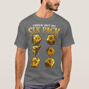 T-shirt Drôle Jetez Un Coup D'Oeil À Mon Six Pack 1