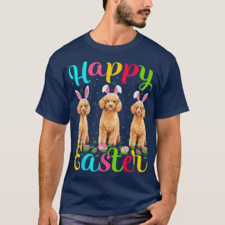 T-shirt Drôle Jeu de Pâques Oeuf Bunny Jouet Poodle Chien