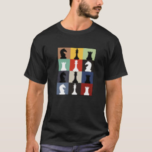 T-shirt Drôle Jeu d'échecs Jeu d'Humours Joueur Joueur Cad