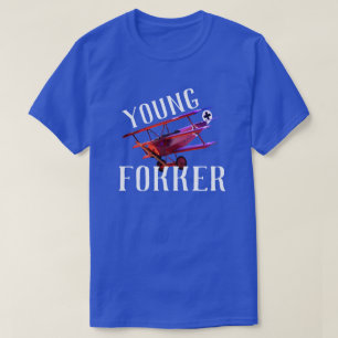 T-shirt Drôle "jeune Fokker "