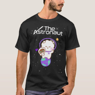 T-shirt Drôle Jin Wootteo l'astronaute K-Pop Sweatshirt
