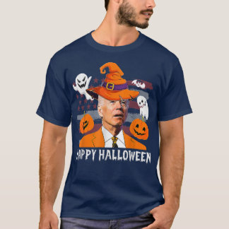 T-shirt Drôle Joe Biden A Confondu Halloween Heureux Pour 