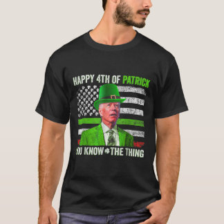 T-shirt Drôle Joe Biden Happy 4 juillet Confus St Part