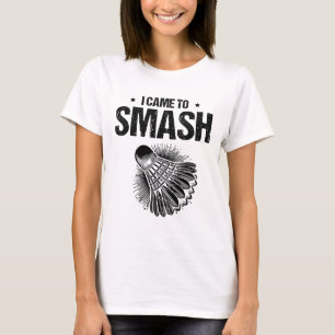 T-shirt Drôle Joueur Badminton Love Shuttle Design 24