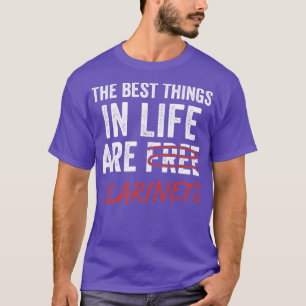T-shirt Drôle Joueur Clarinet Clarinetist les meilleures c