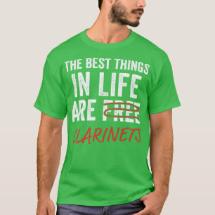 T-shirt Drôle Joueur Clarinet Clarinetist les meilleures c