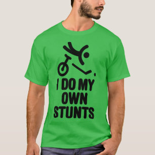 T-shirt Drôle joueur de hockey monocycle unicycling Je fai