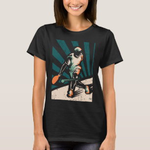 T-shirt Drôle Joueur de Pickleball Retro Vintage
