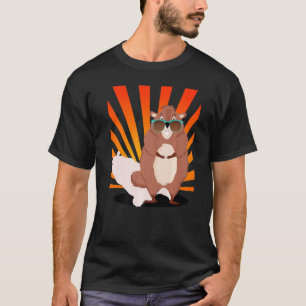 T-shirt Drôle Jour De La Marmotte J'Ai Des Plans Dans Le M
