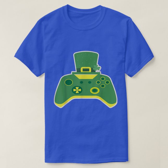 T-shirt Drôle Jour de la Saint Patrick de joueur pour homm (Design devant)