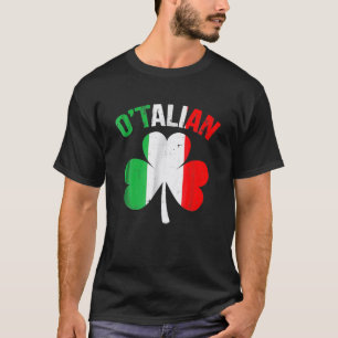 T-shirt Drôle Jour de la Saint Patrick irlandais italien 
