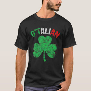 T-shirt Drôle Jour de la Saint Patrick irlandais italien 