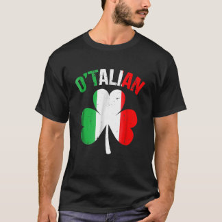 T-shirt Drôle Jour de la Saint Patrick irlandais italien O