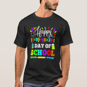 T-shirt Drôle Joyeux 100 Jours D'école Prof De Maths 100èm