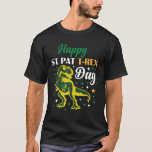 T-shirt Drôle Joyeux St Pat Trex Day, Saint Patrick Design