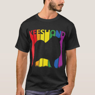 T-shirt Drôle Keeshond Cadeau Amoureux des chiens Hommes 