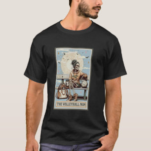T-shirt Drôle La Carte De Tarot De La Mère De Volley-Ball