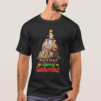 T-shirt Drôle laide doux Noël Arbre de Noël Lumières Père