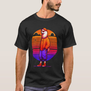 T-shirt Drôle Lama Cool Style Urbain Moderne Coucher de So