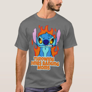 T-shirt drôle lancer des bombes frapper les mamans 1
